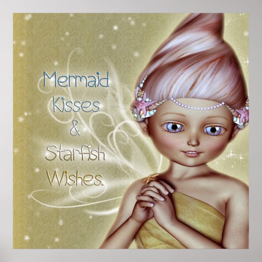 Poster Vœux d'étoiles de mer (Devant)