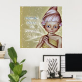 Poster Vœux d'étoiles de mer (Bureau à domicile)