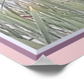 Poster Vogel in het Hoge Gras (Hoek)