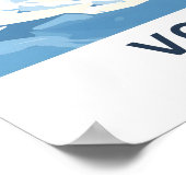 Poster Vogel Slovénie Imprimer Voyage (Coin)