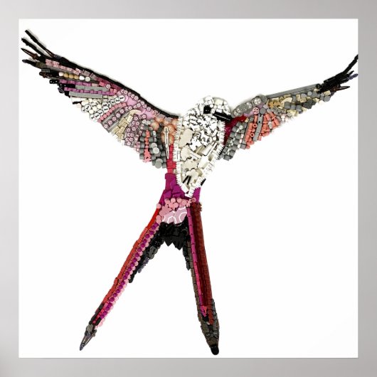 Poster: Vogelspanwijdte van de componenten van het Poster (Voorkant)