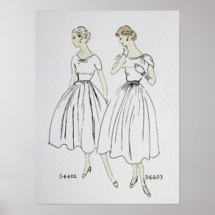Poster Vogue 1953