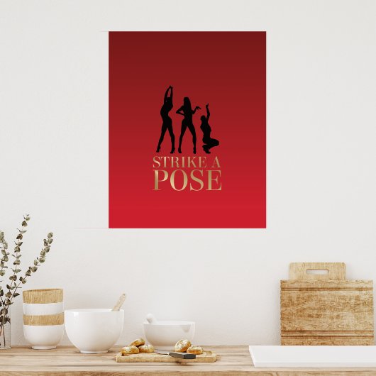 Poster Vogue Strike a Pose - do-it-yourself - (Cuisine)