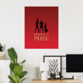 Poster Vogue Strike a Pose - do-it-yourself - (Bureau à domicile)