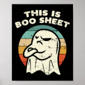 Poster Voici Bosheet Ghost Retro Halloween Costume Me (Devant)