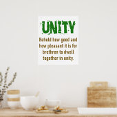 Poster Voici Comme C'Est Bon Et Agréable - Citation D'Uni (Cuisine)