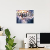 Poster Voici Il Vient, par Danny Hahlbohm (Bureau à domicile)