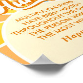 Poster Voici La Chasse De Pacifique Du Baby shower Soleil (Coin)