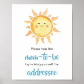 Poster Voici la station Son Cute Sun Envelope (Devant)