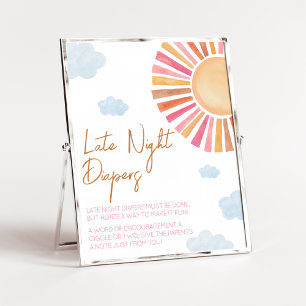Poster Voici La Sun Girl Late Night Diapers