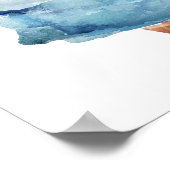 Poster Voici l'affiche de la fête d'anniversaire de la cr (Coin)