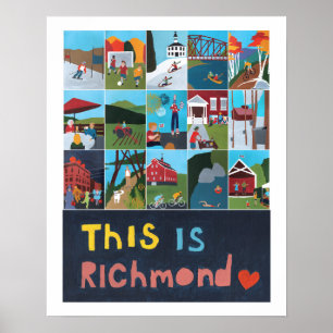 Poster Voici l'affiche de Richmond