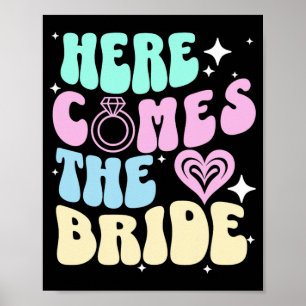Poster Voici Le Bride Bachelorette Party Bridal Sho