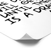 Poster Voici le dessin d'un chat (Coin)