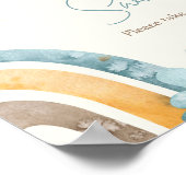 Poster Voici Le Fils Retro Bébé Bébé sont doux (Coin)