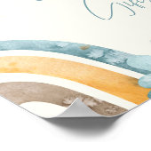 Poster Voici Le Fils Retro Bébé Livres et Cadeaux (Coin)