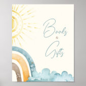 Poster Voici Le Fils Retro Bébé Livres et Cadeaux (Devant)