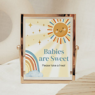 Poster Voici le Fils Retro Les bébés sont doux