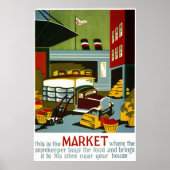 Poster Voici le marché (Devant)