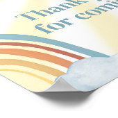 Poster Voici le Merci rétro de Son pour venir (Coin)