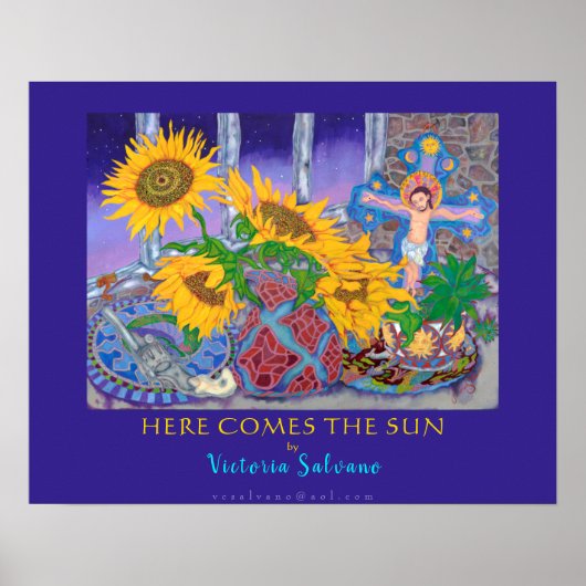 POSTER VOICI LE SOLEIL (Devant)