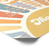 Poster Voici Le Son Baby shower Soleil Déchets Raffle (Coin)