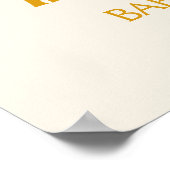 Poster Voici le Sun Baby shower Welcome (Coin)