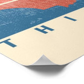 Poster Voici le Way Retro (Coin)