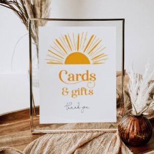 Poster Voici les cartes solaires et les cadeaux