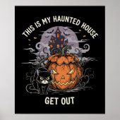 Poster Voici ma maison hantée Sortez (Devant)