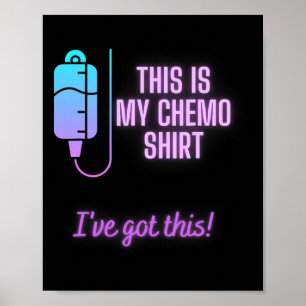 Poster Voici mon Chemo - Chimiothérapie contre le cancer 