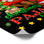 Poster Voici mon pyjama de Noël Noir Africain-Américain (Coin)