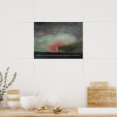 Poster Voici un Cheval pâle avec devis d'écriture Imprime (Cuisine)