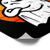 Poster Voici un peu de Bosheet Ghost Retro Funny Hallowee (Coin)