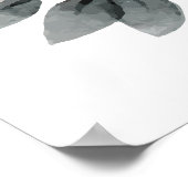 Poster Voici une citation de femmes fortes Aquarelle Flor (Coin)