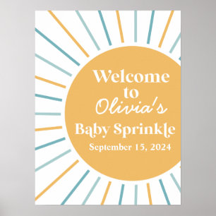 Poster Voici venir le fils Boho Sunshine Baby Sprinkle