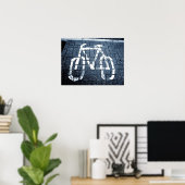 Poster Voie cyclable - II (Bureau à domicile)