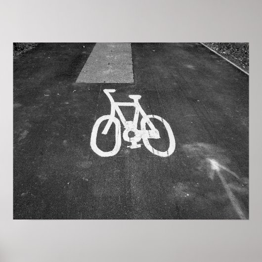 Poster Voie cyclable - III (Devant)