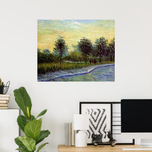 Poster Voie dans le Parc Voyer d'Argenson par Vincent van