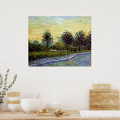 Poster Voie dans le Parc Voyer d'Argenson par Vincent van (Cuisine)