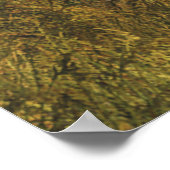 Poster Voie de campagne à l'automne (Coin)