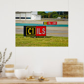 Poster Voie de circulation et pistes (Cuisine)