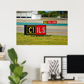 Poster Voie de circulation et pistes (Bureau à domicile)