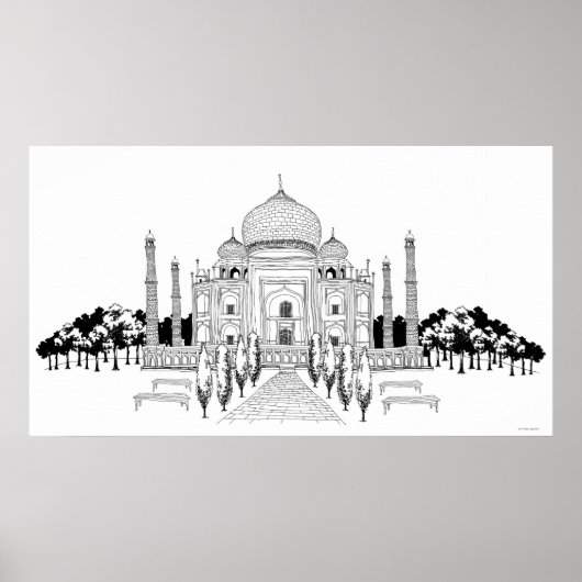 Poster Voie de Taj Mahal (Devant)
