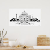 Poster Voie de Taj Mahal (Cuisine)