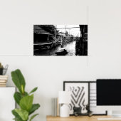Poster Voie d'eau en Thaïlande (Bureau à domicile)