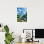 Poster Voie enchantée (Bureau à domicile)