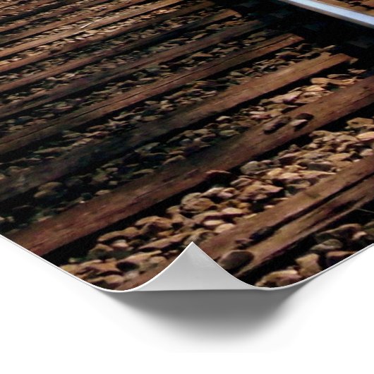 Poster Voie ferrée (Coin)