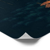 Poster Voie forestière enchantée (Coin)