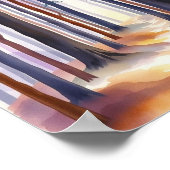 Poster Voie forestière enchantée (Coin)